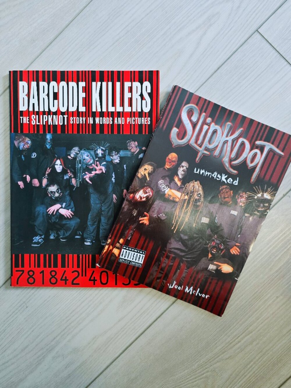 Bundle of SLIPKNOT books - Barcode Killers & Slipknot Unmasked